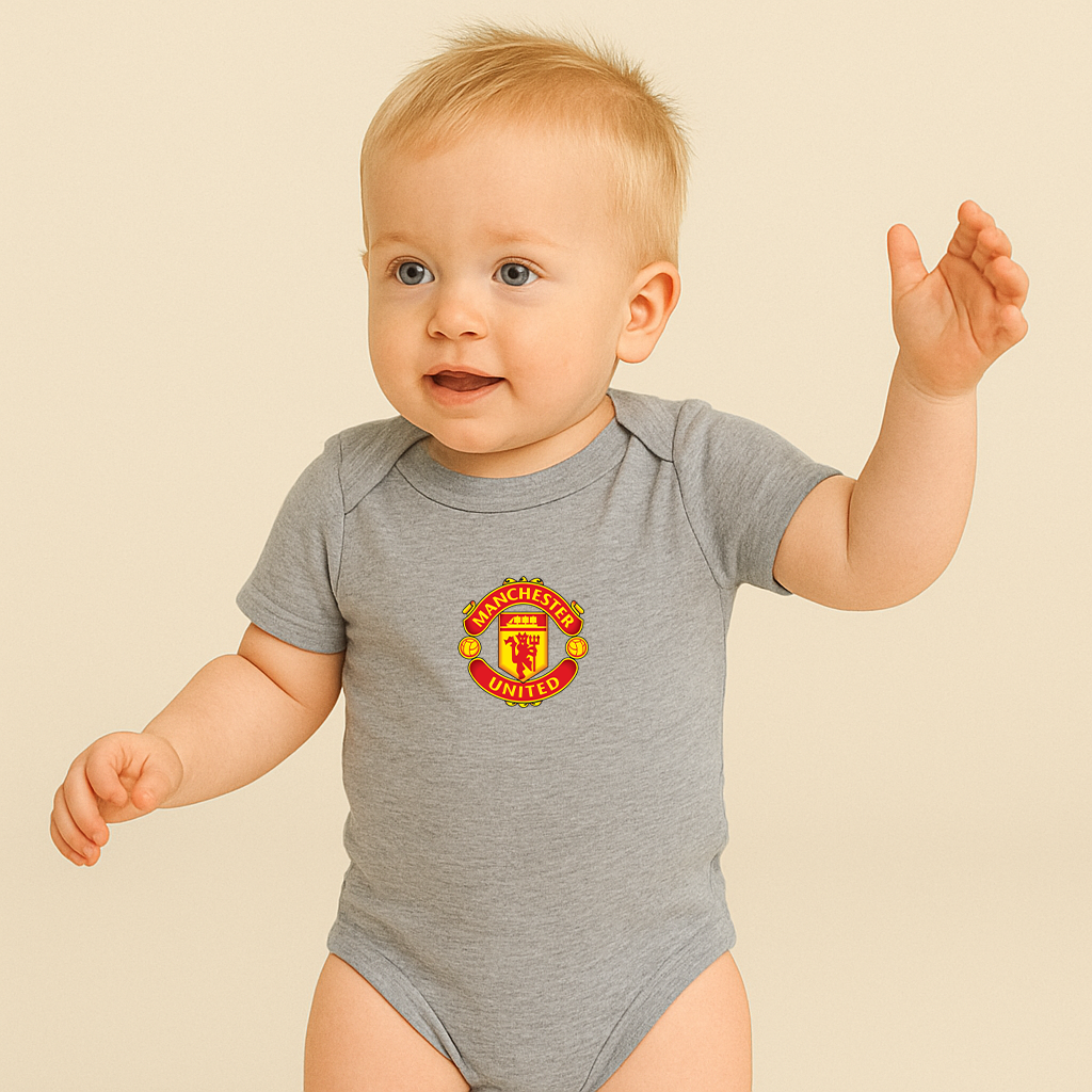 Baby Manchester United Soccer Romper Onesie