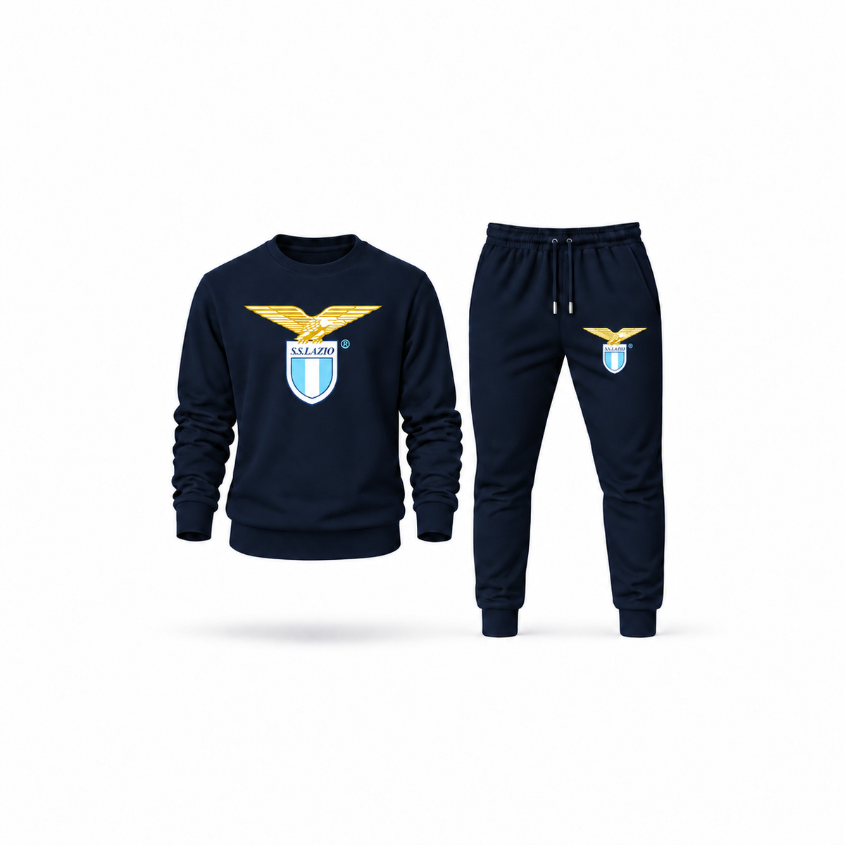 Men's Lazio FC Sweatshirt Joggers Set | Color: Navy | Main