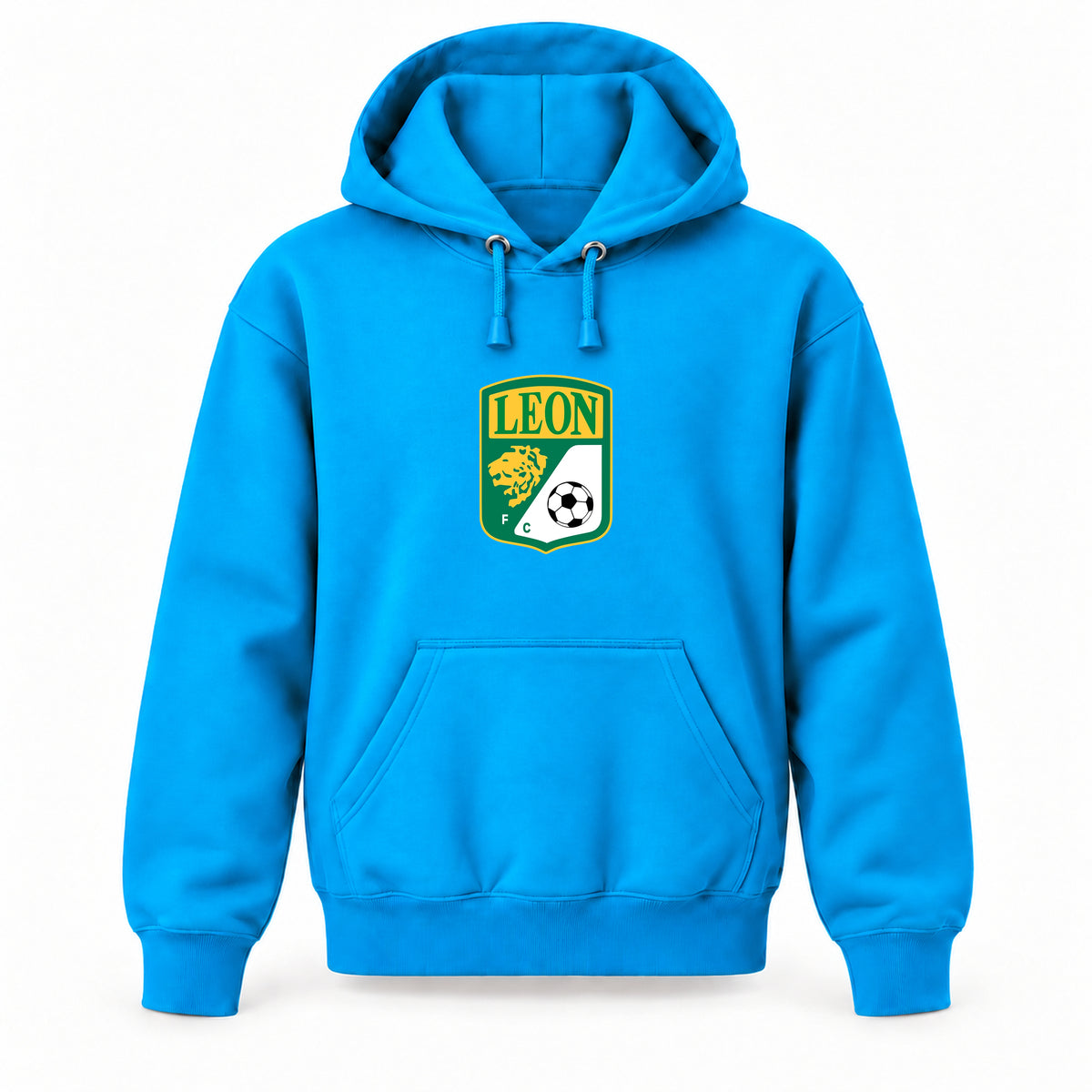 Leon FC - Youth Large Hoodie (Ages 10–12) | Color: Turquoise