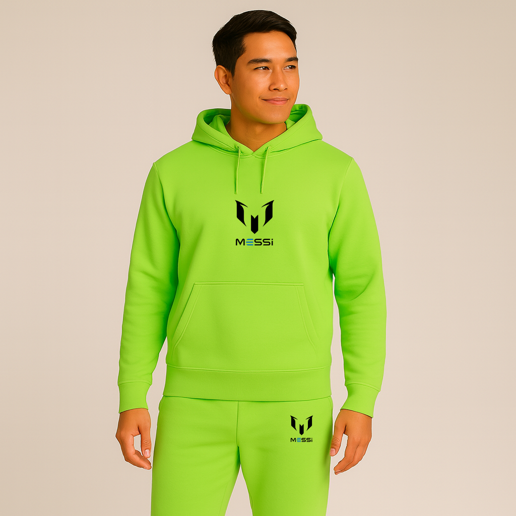 Men's Lionel Messi Air Messi Soccer Logo Hoodie Joggers Set