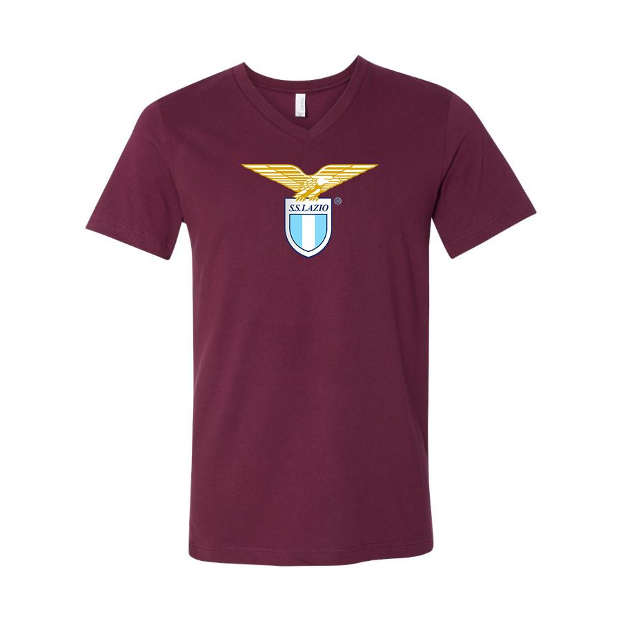 Men’s Lazio FC - BELLA + CANVAS - Jersey V-Neck Tee - 3005