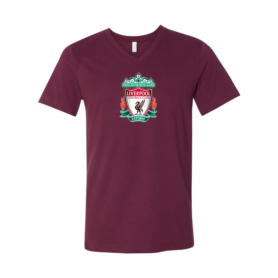Men’s Liverpool Football Club Est.1892 - BELLA + CANVAS - Jersey V-Neck Tee - 3005