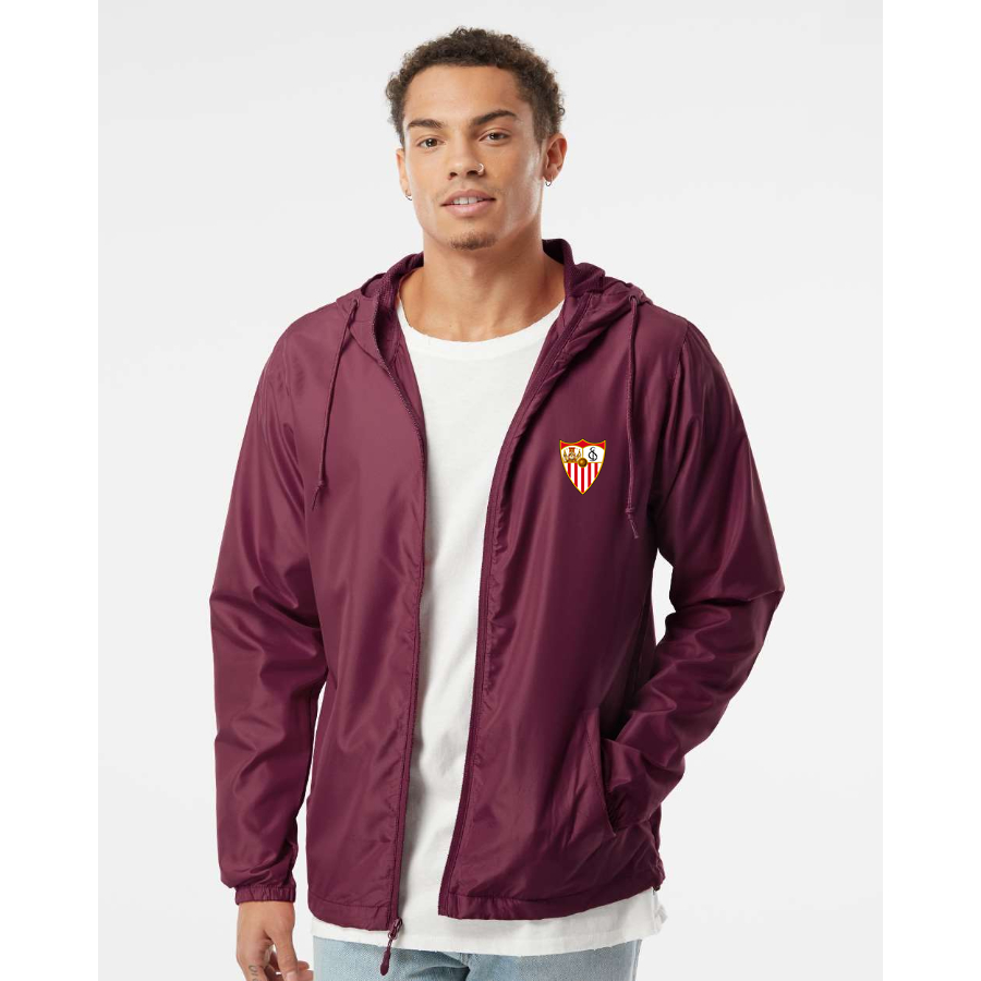 Men’s Sevilla FC - Independent Trading Co. - Lightweight Windbreaker Full-Zip Jacket - EXP54LWZ