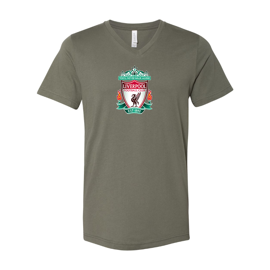 Men’s Liverpool Football Club Est.1892 - BELLA + CANVAS - Jersey V-Neck Tee - 3005