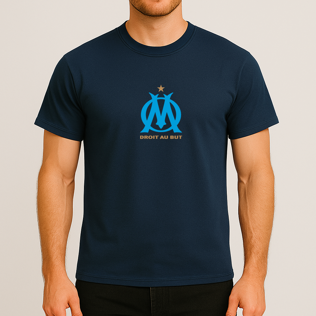 Men's Olympique de Marseille FC Cotton T-Shirt