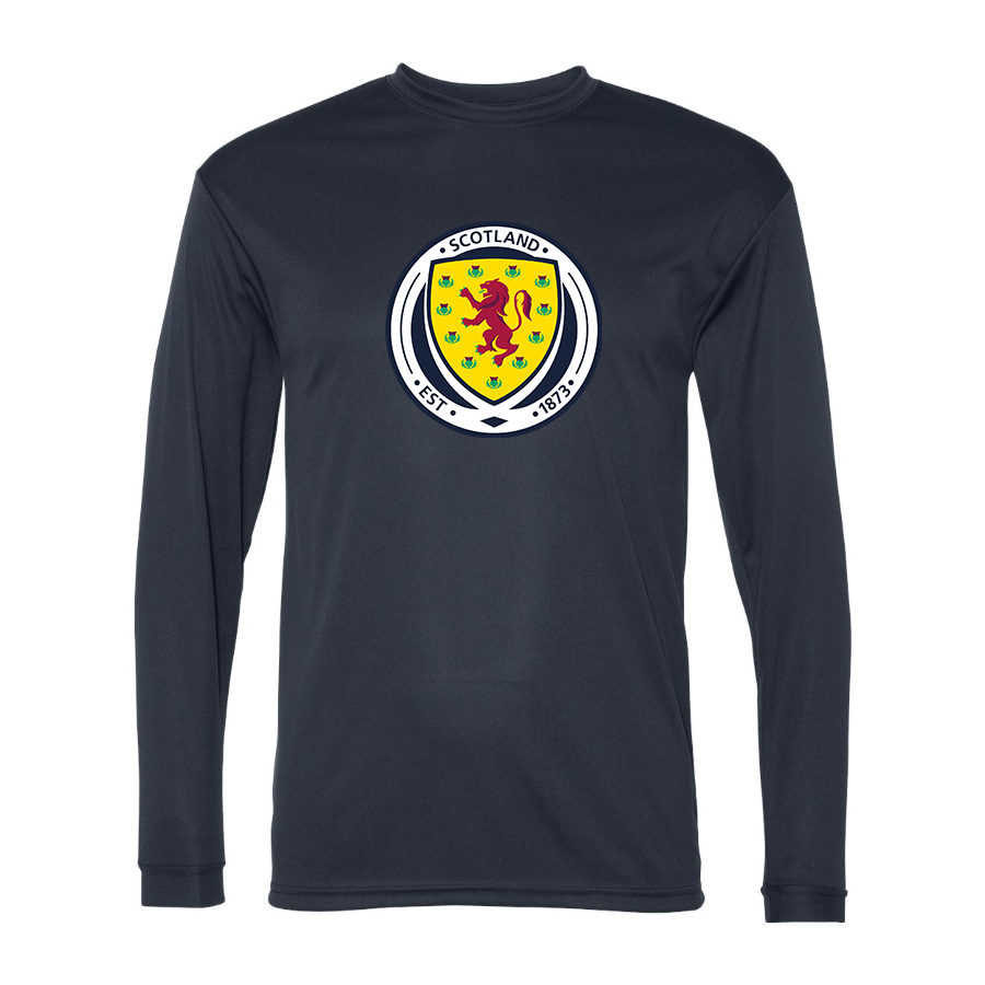 Men’s Scotland National Soccer Team - C2 Sport - Performance Long Sleeve T-Shirt - 5104