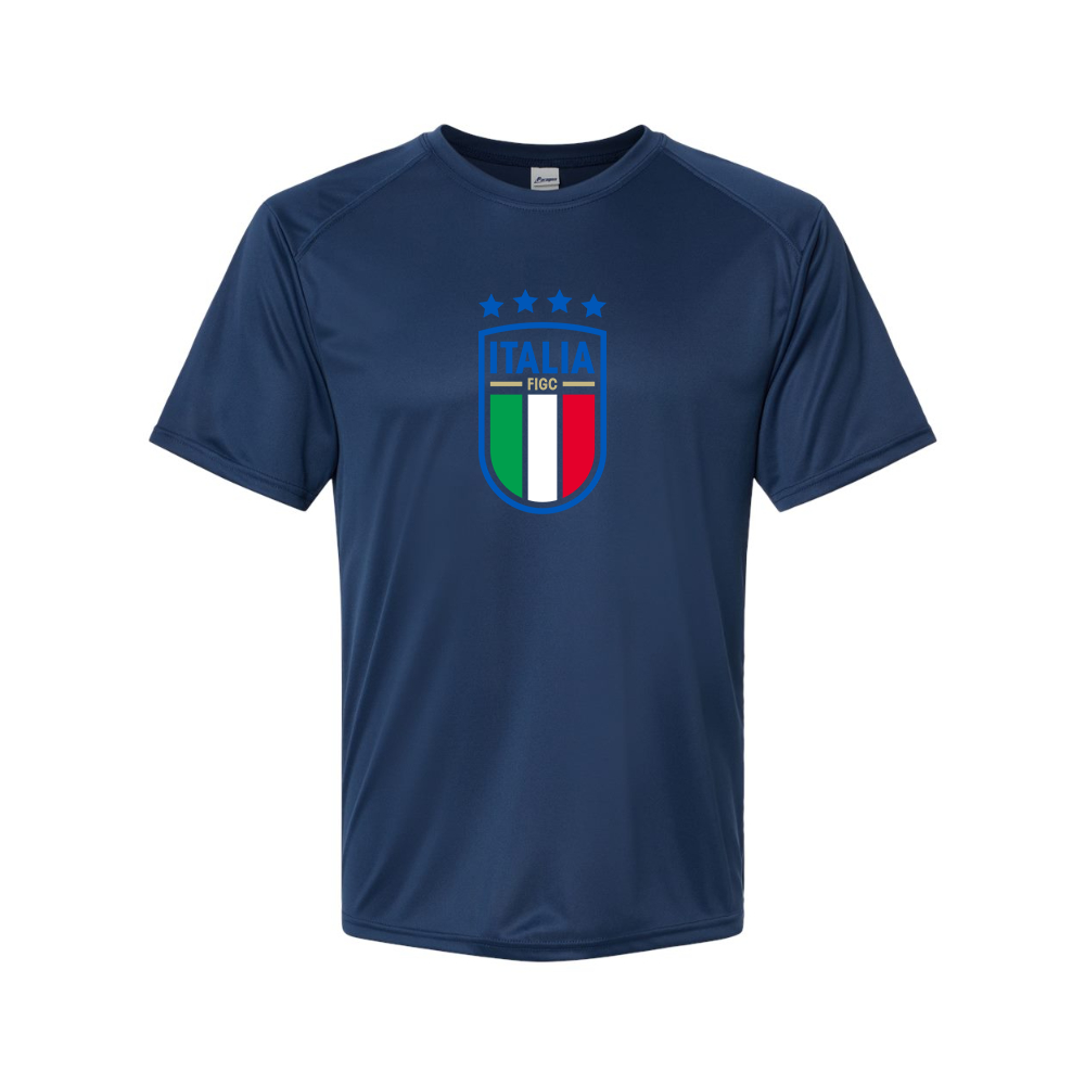 Men's Italy National Soccer Performance T-Shirt