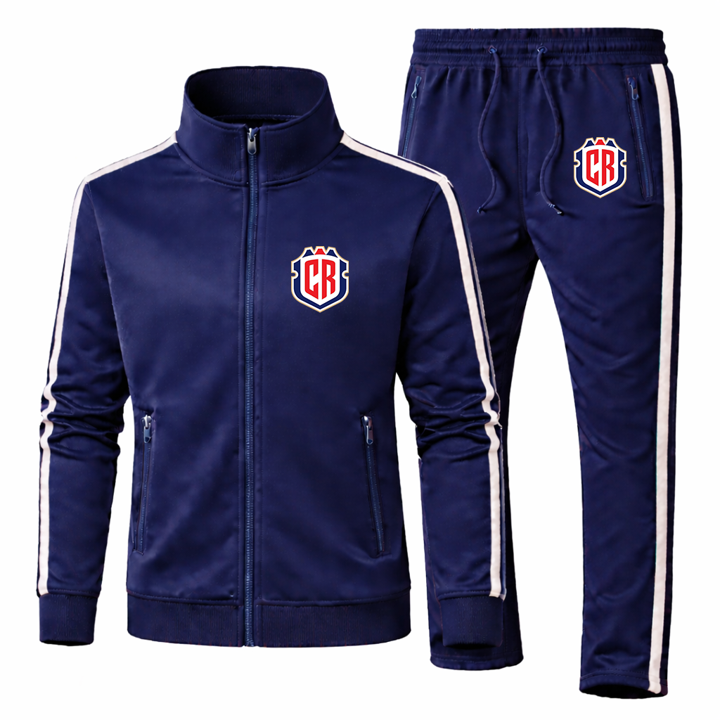 Men's Costa Rica National Soccer Team Dri-Fit TrackSuit