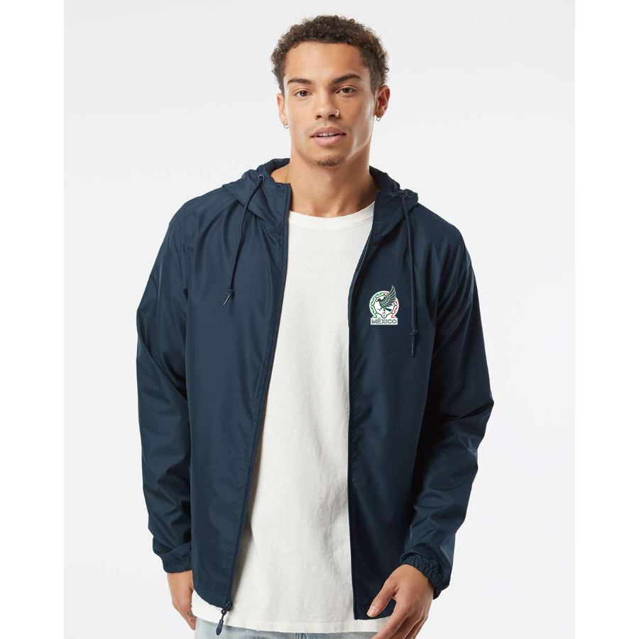 Men’s Mexico Soccer - Independent Trading Co. - Lightweight Windbreaker Full-Zip Jacket - EXP54LWZ