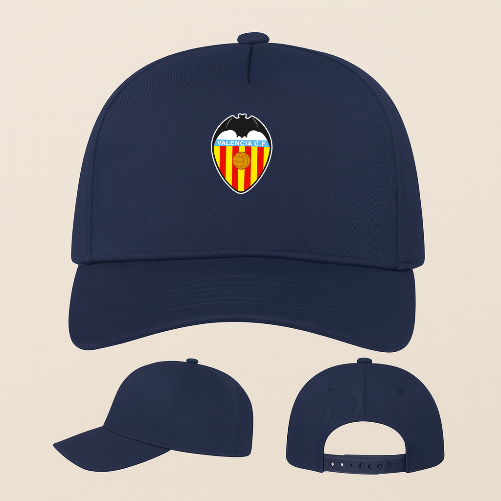 Valencia FC Five Panel Twill Snapback Cap