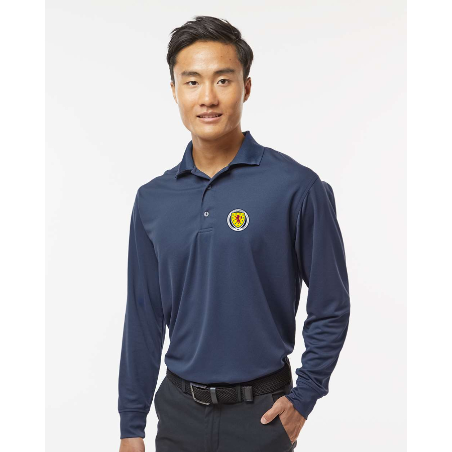 Men's Scotland National Soccer Team - Paragon - Prescott Long Sleeve Polo - 110