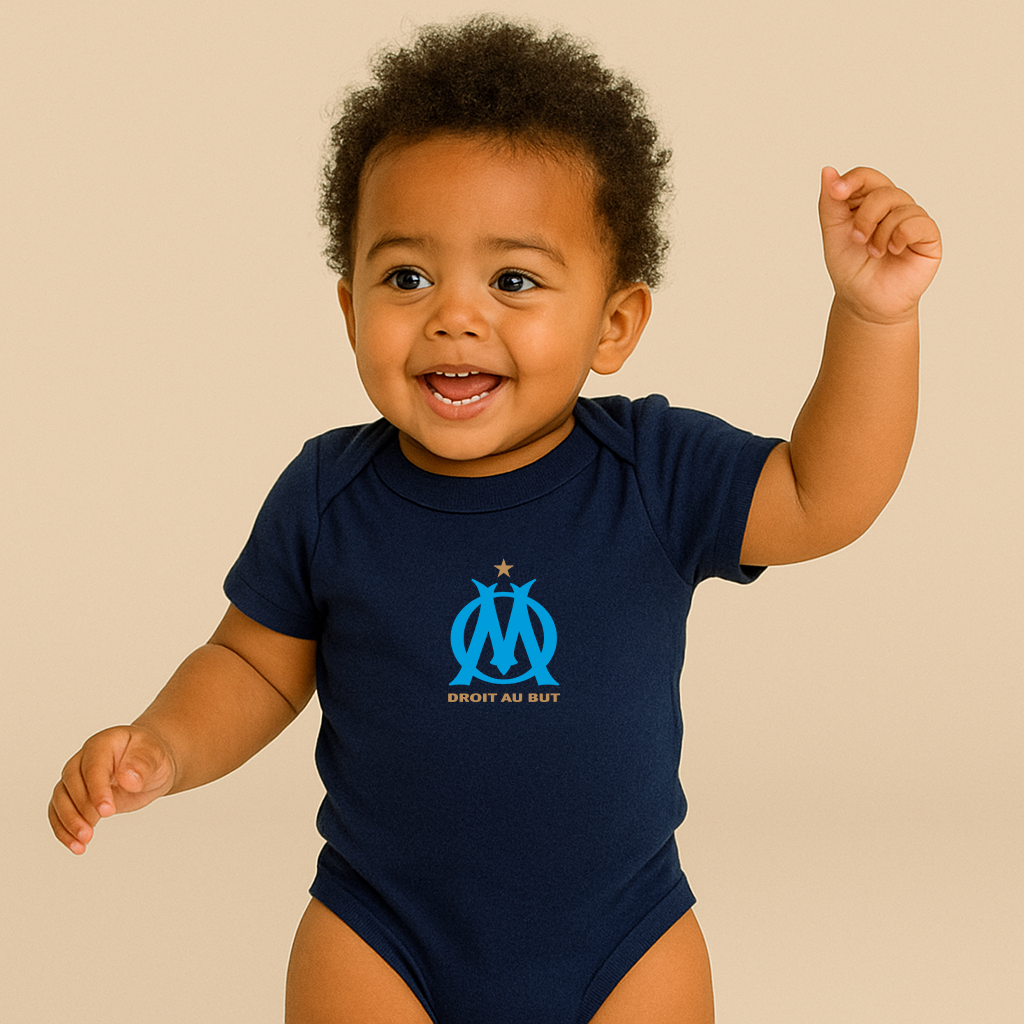 Olympique de Marseille FC Baby Romper Onesie