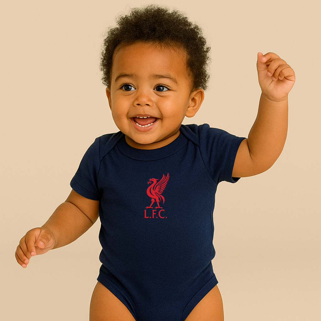 Baby Liverpool L.F.C. Soccer Romper Onesie