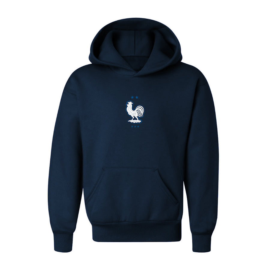 Youth Kids France National Soccer Team Pullover Hoodie
