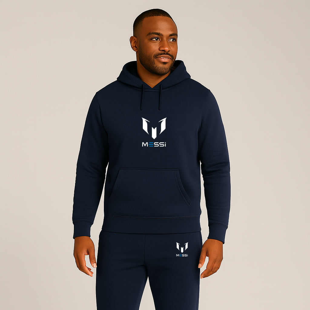 Men's Lionel Messi Air Messi Soccer Logo Hoodie Joggers Set