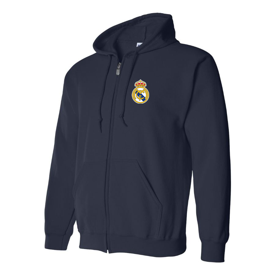 Men’s Real Madrid Soccer Zipper Hoodie