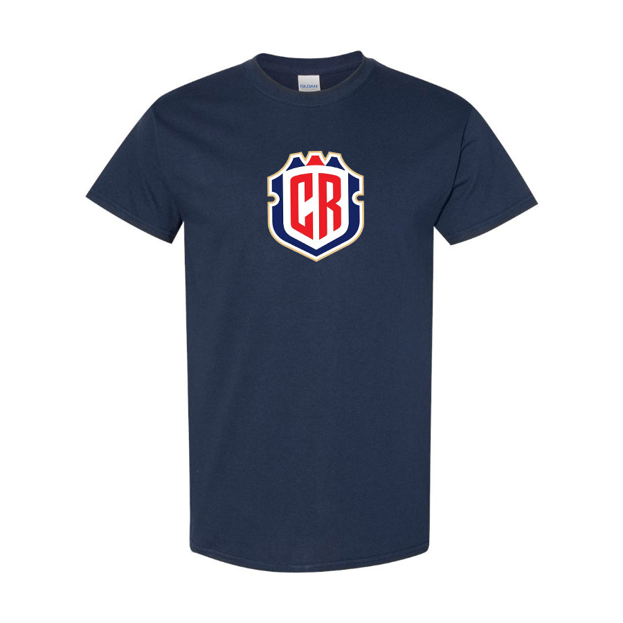 Youth Kids Costa Rica National Soccer Team Cotton T-Shirt