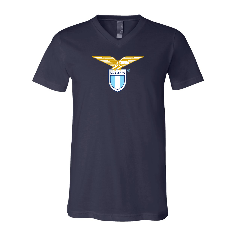 Men’s Lazio FC - BELLA + CANVAS - Jersey V-Neck Tee - 3005