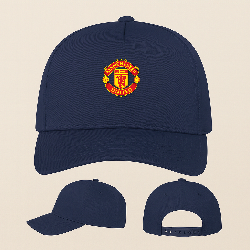 Manchester United Soccer Five Panel Twill Snapback Cap