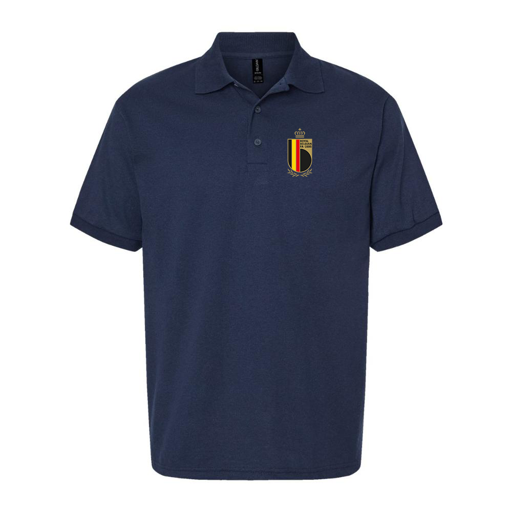 Men's Belgium National Soccer Team Dry Blend Polo