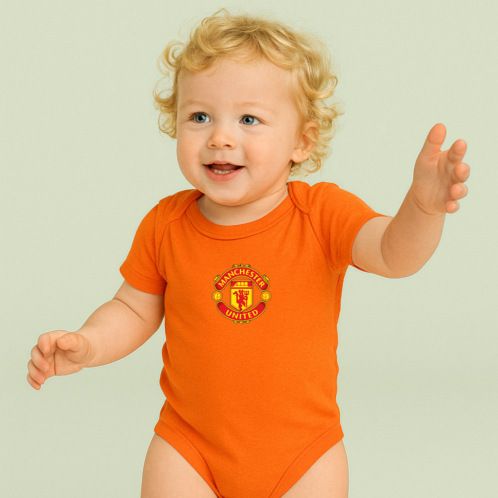 Baby Manchester United Soccer Romper Onesie