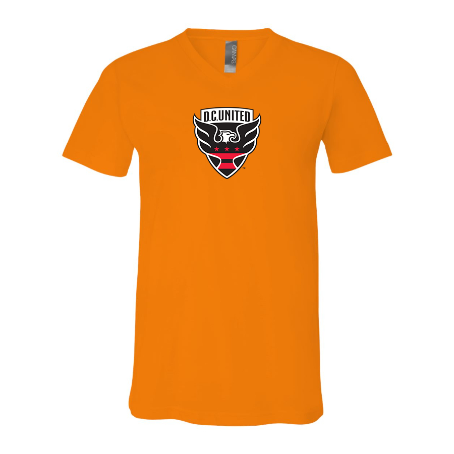 Men’s D.C. United FC - BELLA + CANVAS - Jersey V-Neck Tee - 3005