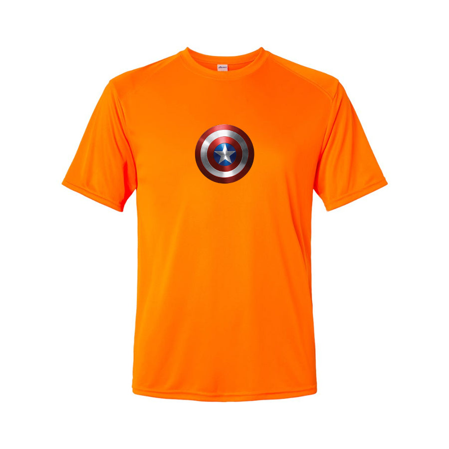 Men's Captain Apmerica Polyester T-Shirt