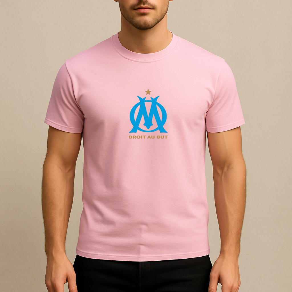 Men's Olympique de Marseille FC Cotton T-Shirt