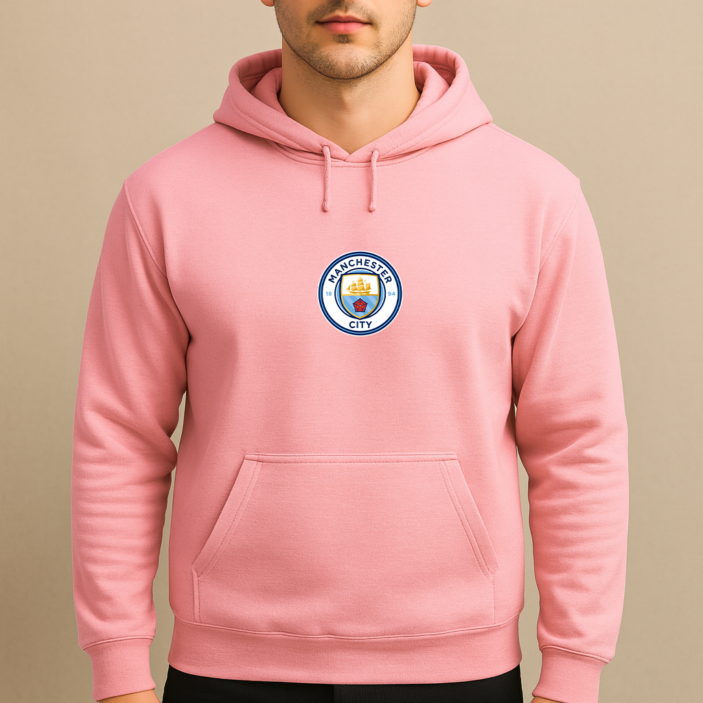 Men's Manchester City Soccer Pullover Hoodie