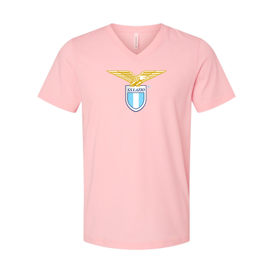 Men’s Lazio FC - BELLA + CANVAS - Jersey V-Neck Tee - 3005