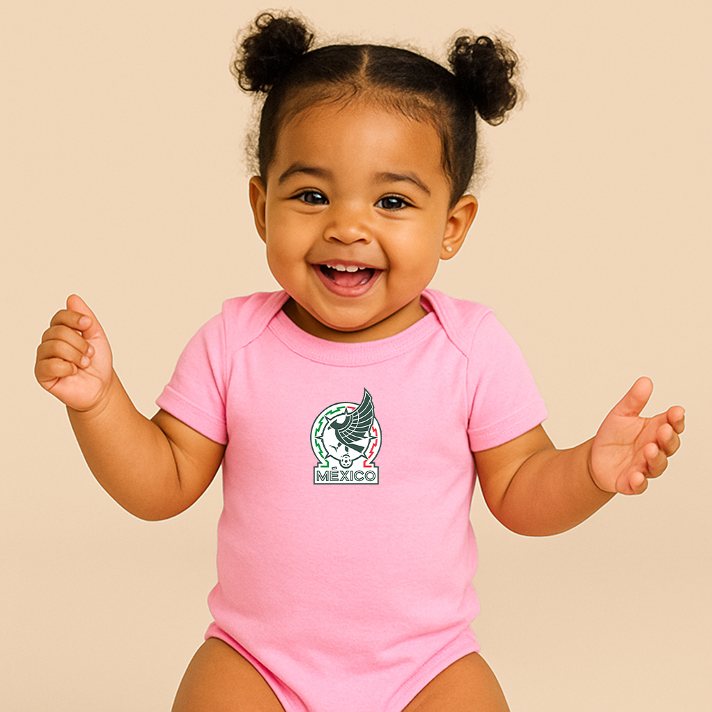 Baby Mexico Soccer Romper Onesie