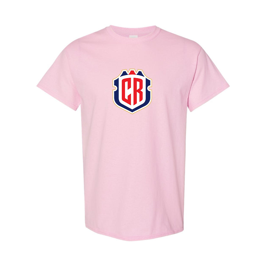 Youth Kids Costa Rica National Soccer Team Cotton T-Shirt