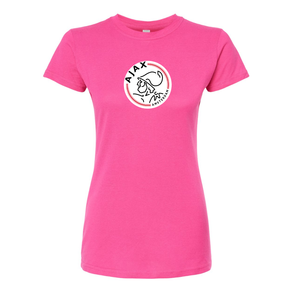 Women's Amsterdamsche FC Ajax Round Neck T-Shirt