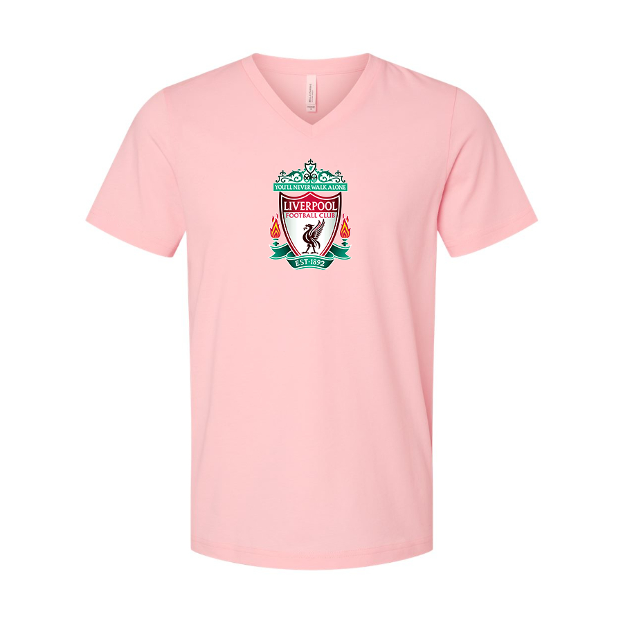 Men’s Liverpool Football Club Est.1892 - BELLA + CANVAS - Jersey V-Neck Tee - 3005