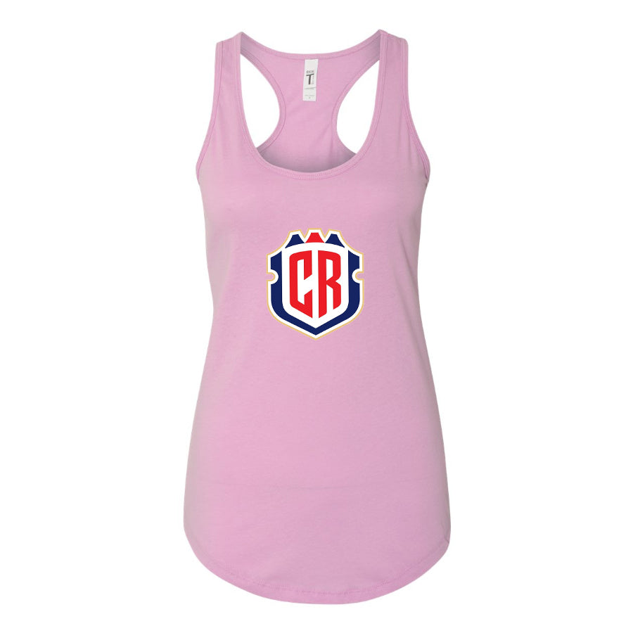 Women's Costa Rica National Soccer Team Racerback Tank Top