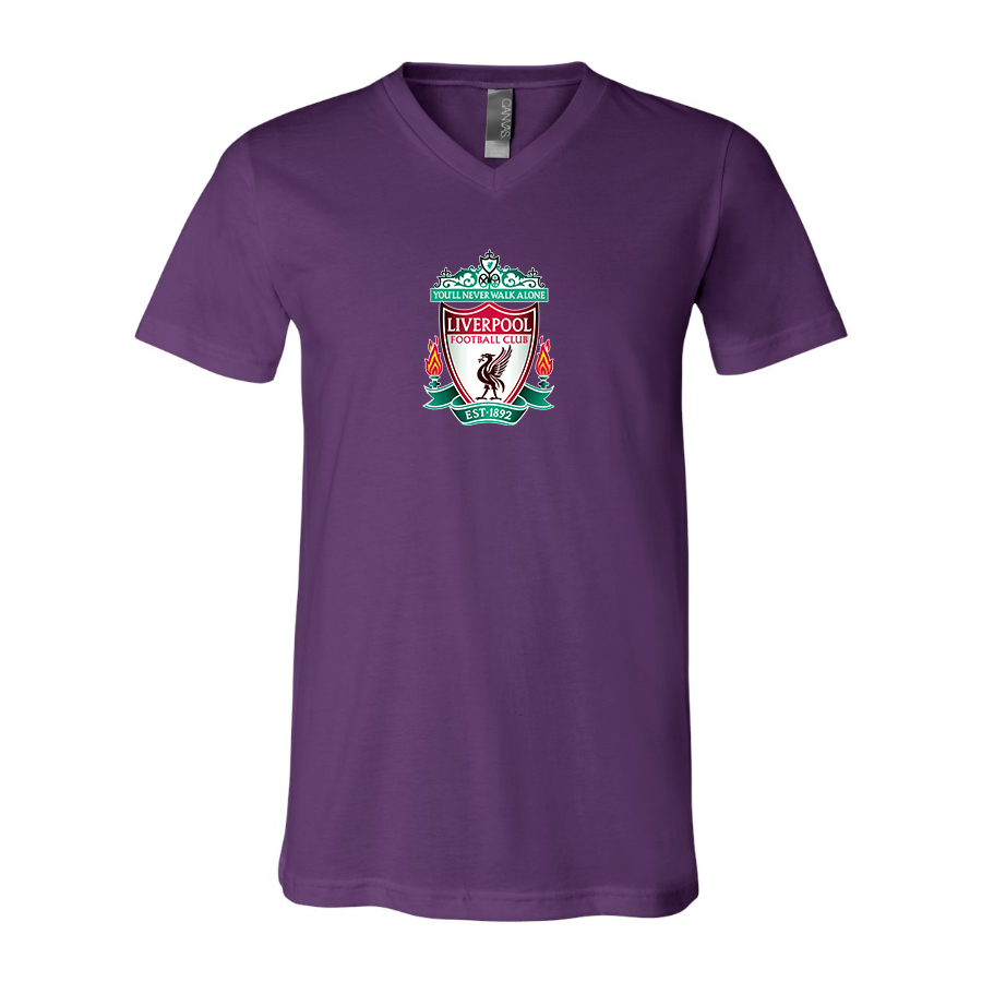 Men’s Liverpool Football Club Est.1892 - BELLA + CANVAS - Jersey V-Neck Tee - 3005