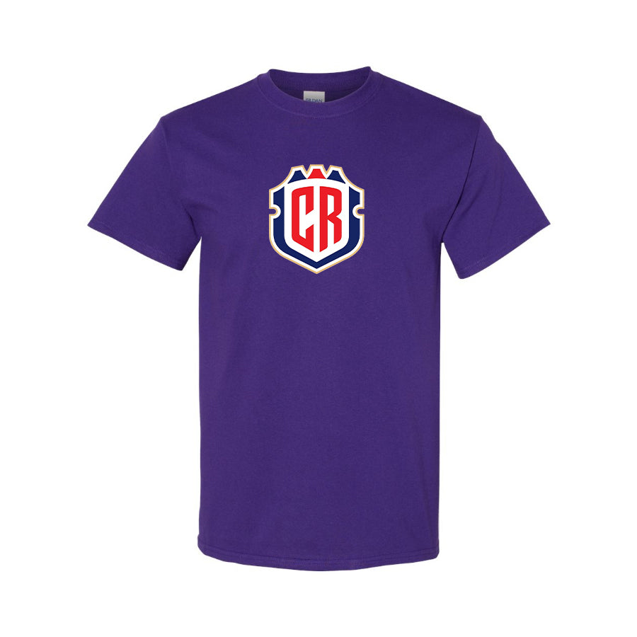 Youth Kids Costa Rica National Soccer Team Cotton T-Shirt