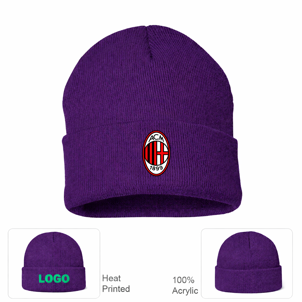 AC Milan Soccer Beanie Hat