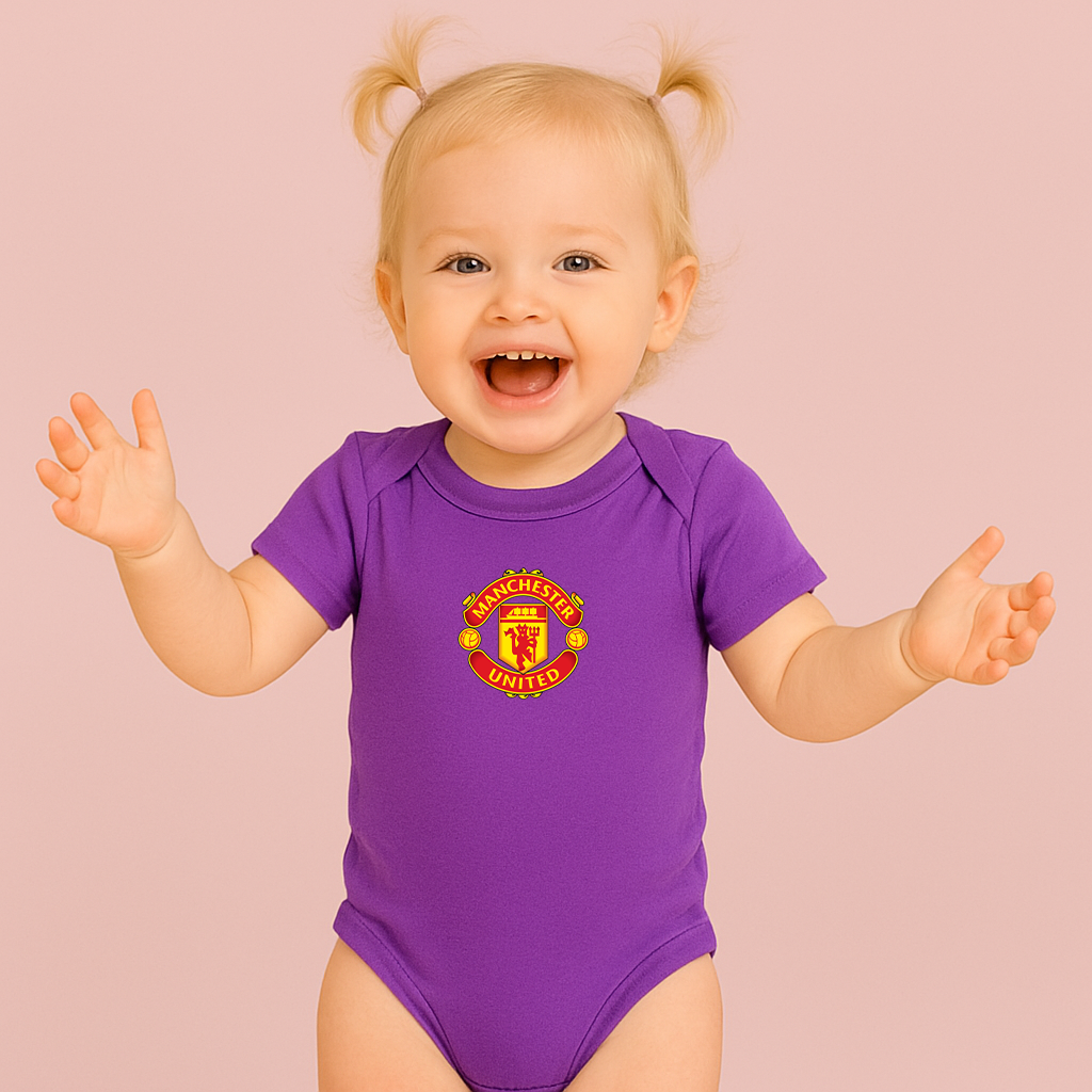 Baby Manchester United Soccer Romper Onesie