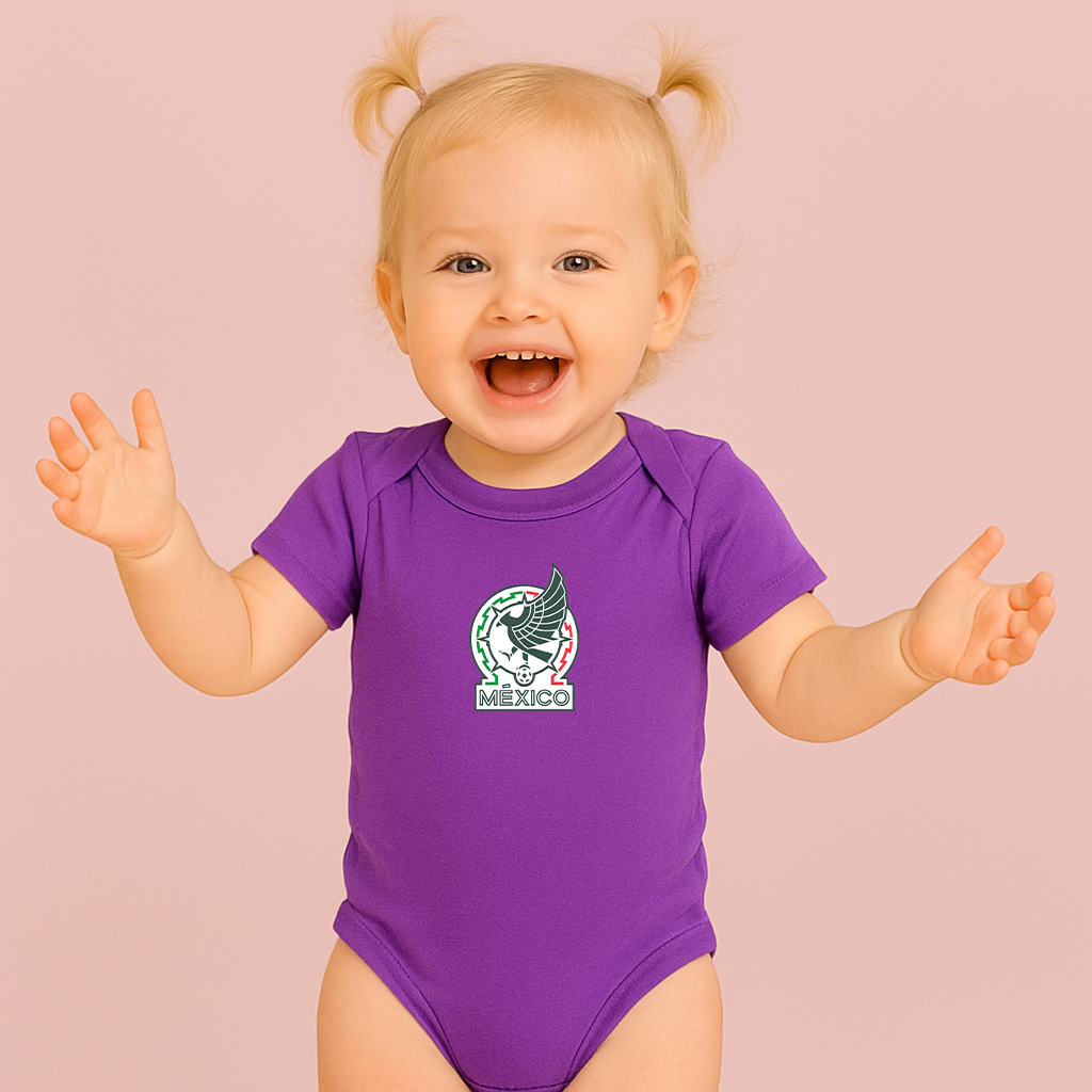 Baby Mexico Soccer Romper Onesie