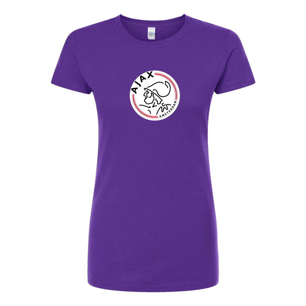 Women's Amsterdamsche FC Ajax Round Neck T-Shirt
