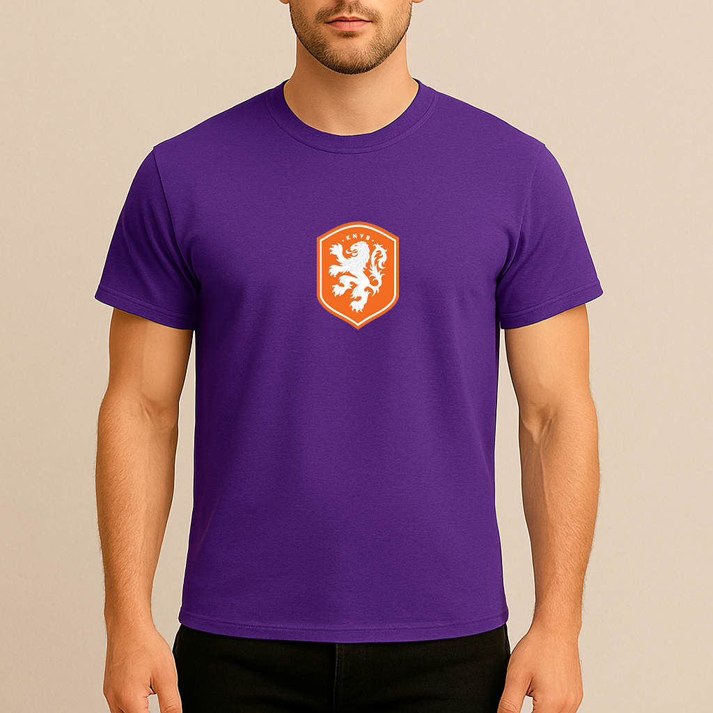 Men's Netherlands National Soccer Team Cotton T-Shirt