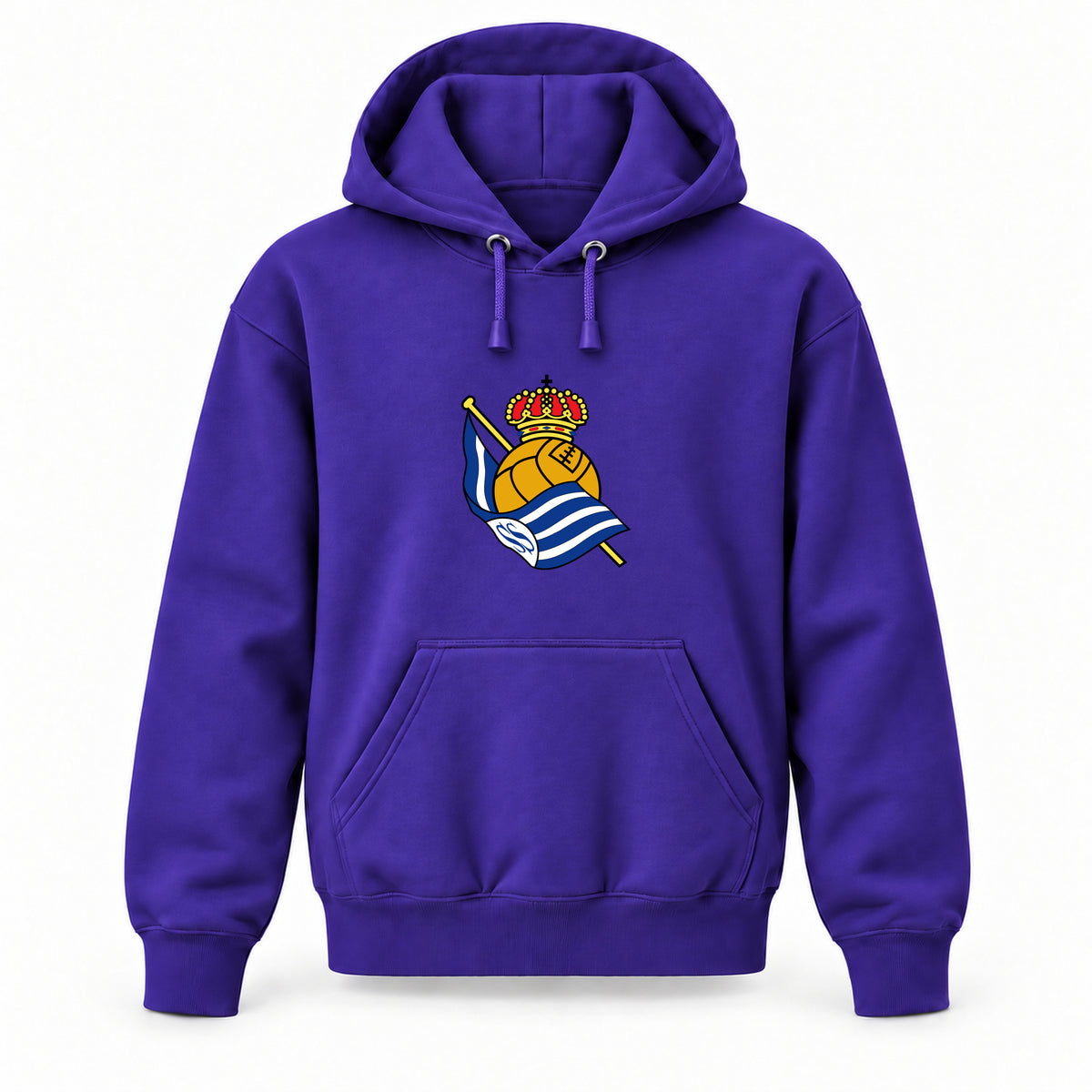 Real Sociedad FC - Youth Large Hoodie (Ages 10–12) | Color: Purple