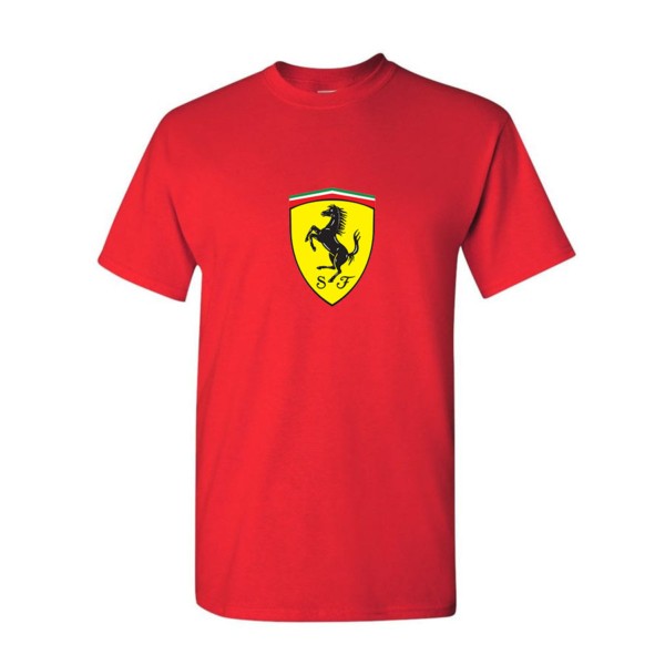 Men’s Ferrari Motorsport Car Cotton T-Shirt