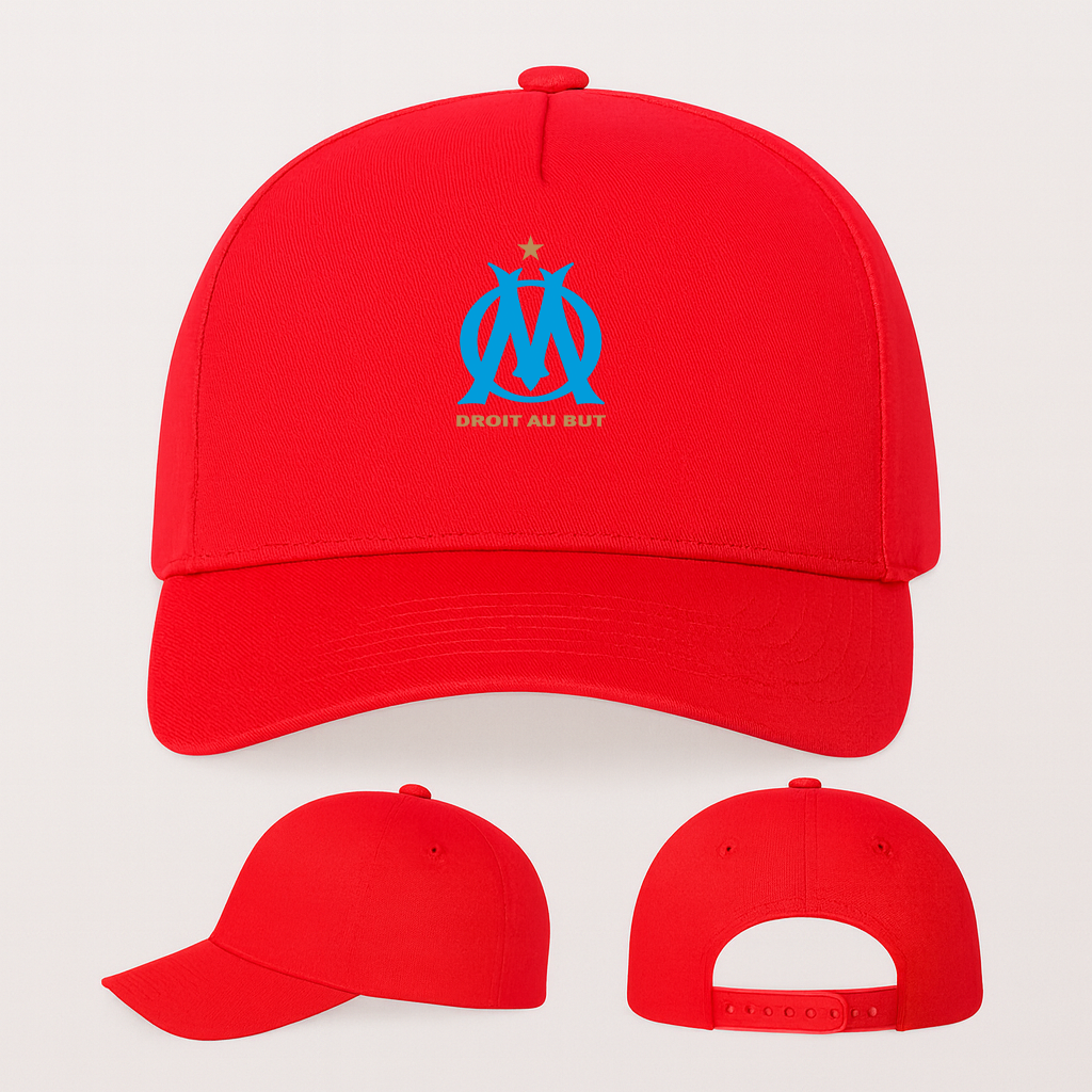 Olympique de Marseille FC Five Panel Twill Snapback Cap