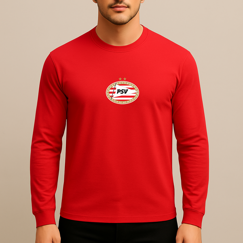 Men's PSV Eindhoven FC Long Sleeve T-Shirt
