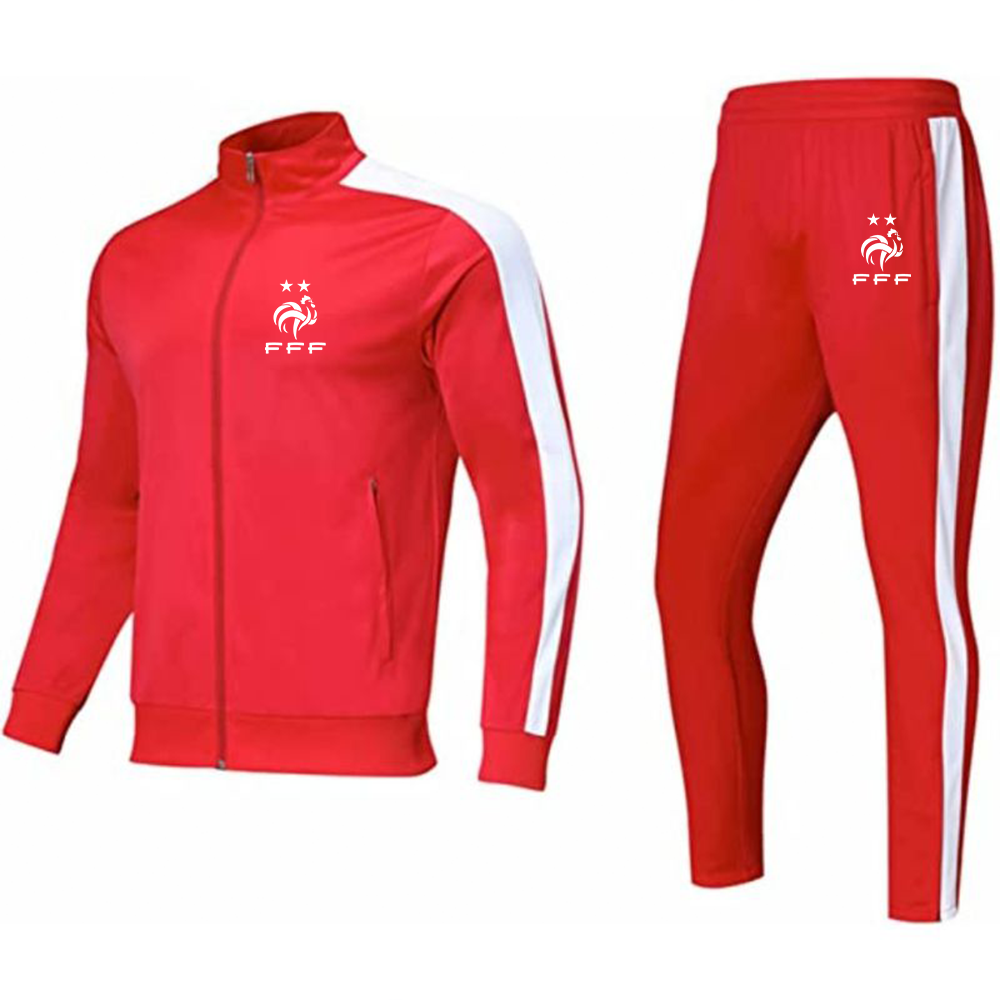 Men's France Soccer Logo Dri-Fit TrackSuit