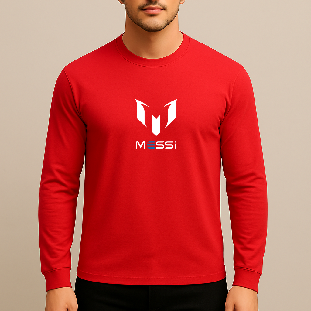 Men's Lionel Messi Air Messi Soccer Long Sleeve T-Shirt