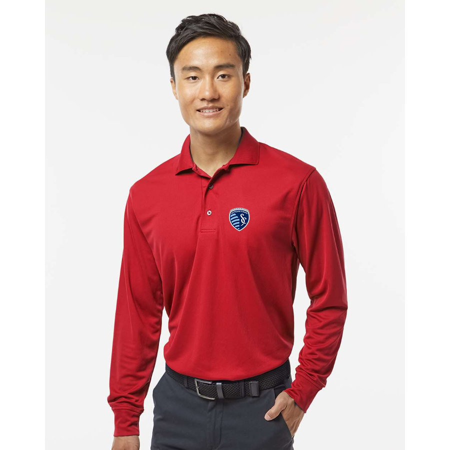 Men's Sporting Kansas City FC - Paragon - Prescott Long Sleeve Polo - 110