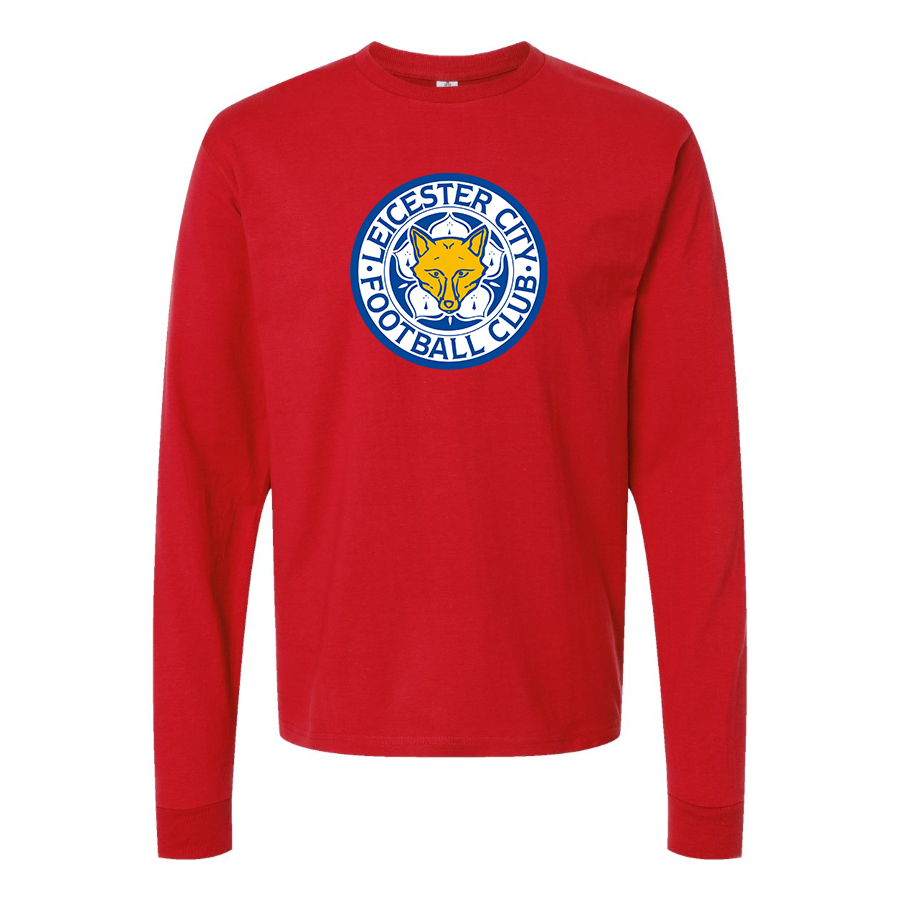 Men's Leicester City FC Cotton Long Sleeve T-Shirt